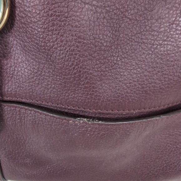 Dooney And Bourke Florentine Deep Purple Large Shoulder Bag - Picture 8 of 11
